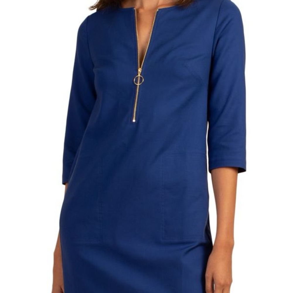 Trina Turk Vibrant Blue Versed Dress NWT!